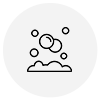 Rapid Foaming Action Icon